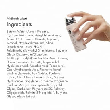 MagicMinerals AirBrush Foundation by Jerome Alexander, Mini Travel Size 1FL Oz, Easy Application Spray Makeup with Anti-aging Ingredients for Smooth Radiant Skin - Warm Beige - Image 8