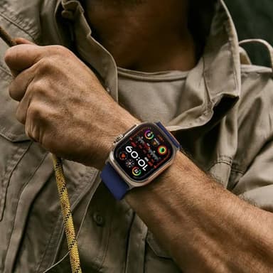Suitisbest Sport Bands Compatible with Apple Watch Ultra Band 49mm 46mm 45mm 44mm 42mm Men, Stretchy Nylon Sport Loop Strap with S-Hook for iWatch Series 11 10 9 8 7 6 5 4 3 2 1, SE 3 2 1, Ultra 3 2 1 - Image 7