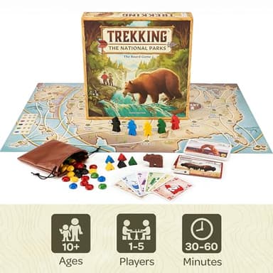 Trekking The National Parks (3rd Edition) - The Award-Winning Family Board Game | Great for Kids Ages 10 and Up | Easy to Learn | Designed for National Park Lovers by Underdog Games - Image 5