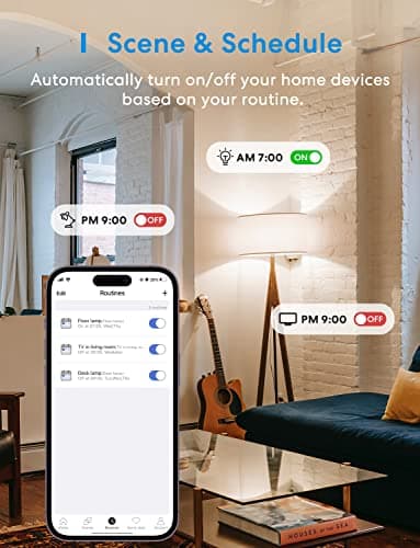 meross Smart Power Strip WiFi Surge Protector Power Bar, Alexa Google Home & IFTTT Supported, Remote Control, 4 AC Outlet and 4 USB Port, 16A - Image 6