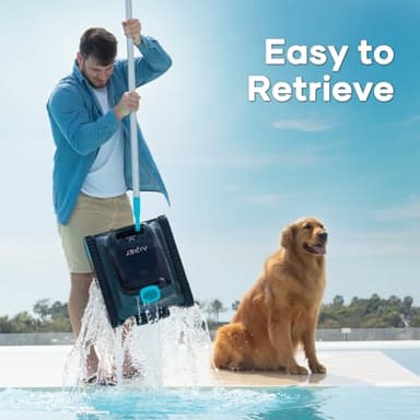 Aiper Scuba S1 Robotic Pool Cleaner, 150 Min Battery Life, WavePath 2.0 Smart Navigation, Over-The-Waterline Scrubbing, for Inground and Above Ground Pools up to 1600 sq.ft - Image 8