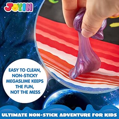 JOYIN Slime Party Favors, 36 Pack Galaxy Slime Ball - Stretchy, Non-Sticky, Mess-Free, Stress Relief, and Safe - Toys for Girls and Boys - Classroom Reward, Party Supplies - Image 5