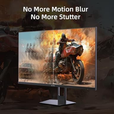 KTC 27” Gaming Monitor 180Hz QHD(2560× 1440p), 1MS,Fast IPS Monitor,122% sRGB,1X DP & 2X HDMI,HDR 10,VESA,FreeSync 144Hz 2K Monitor Black - Image 8