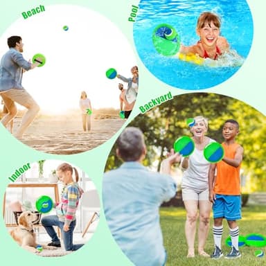 Innotoys Toss and Catch Ball Game - Ideal Outdoor Beach, Pool & Yard Toy for Toddlers and Kids Ages 4, 5, 6, 7, 8+, Perfect for Boys Girls - Great Birthday Gift & Easter Basket Stuffer - Image 2