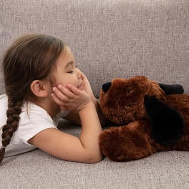 Cuddle Buds 5lbs Weighted Dog Stuffed Animal for Sensory Needs, 20'' Plush Dog, Weighted Stuffed Animals for Adults, Soft Plushie Toy - Image 9