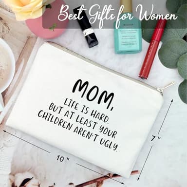 Gift for Mothers Day, Funny Mom Gifts, Gifts for Mom, Funny Makeup Case, Gifts from children, Cute gifts, Meaningful Gift, Moms Birthday - Image 5