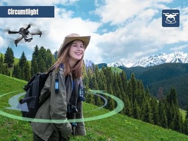 Drone with Camera 4k HD FPV Foldable Drone for Beginners, Quadcopter with Voice Gesture Control, One Key Take Off/Land, Optical Flow Positioning, 360° Flip, Waypoint Fly,2 Batteries - Image 6