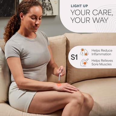 LifePro Mini 3.5 in Red Light Therapy for Body, Joints & Muscles - Portable Pocket Sized Red Light Therapy Device - Led Red Light Therapy for Face & Body - Image 3