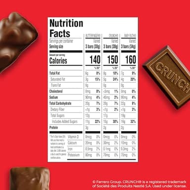 Butterfinger, CRUNCH and Baby Ruth Minis, Assorted Candy Bars, Great for Sharing, Bulk 90 Count Variety Pack, 32.4 oz - Image 2