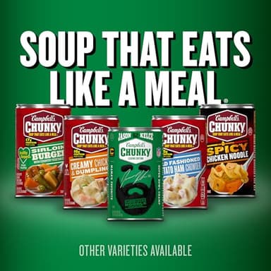 Campbell’s Chunky Soup, Classic Chicken Noodle Soup – Kelce Legend Edition, 18.6 oz Can - Image 8