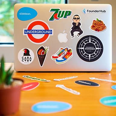 QYH Premium Printable Vinyl Sticker Paper - 50 Matte White Waterproof Decal Paper Sheets for Inkjet Printer Standard Letter Size 8.5"x11" - Image 6