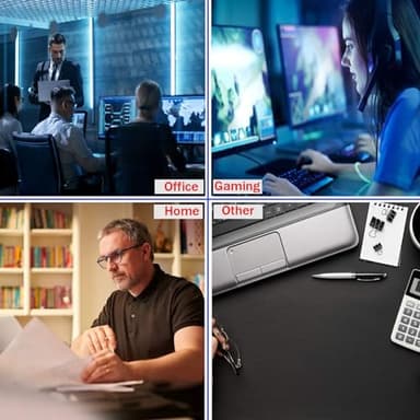 TEDNETGO Extra Large Mouse Pad, Gaming Mouse Pad, Waterproof Extra Large Mousepad with Stitched Edges, Non-Slip Base Keyboard Pad for Gamer, Office & Home, 31.5 x 15.8, Dragon - Image 5
