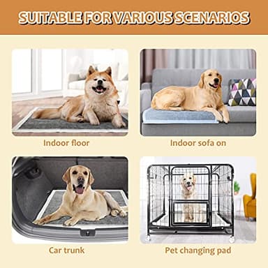 HIDOGGYLD Dog Pee Pads Extra Large 28" x 34", 30 Count, Activated Carbon Charcoal Puppy Pads XL, Potty Pads for Dogs with Adhesive Sticky Tape, Disposable Training Bed Pads for Pets, Doggies, Cats - Image 7