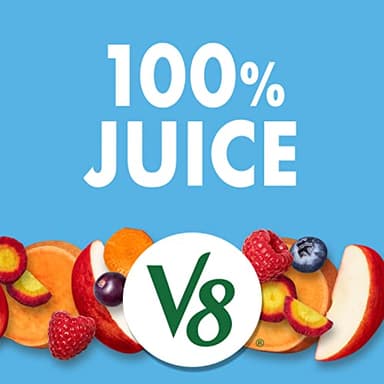 V8 Acai Mixed Berry 100% Fruit and Vegetable Juice, 46 fl oz Bottle (6 Pack) - Image 3