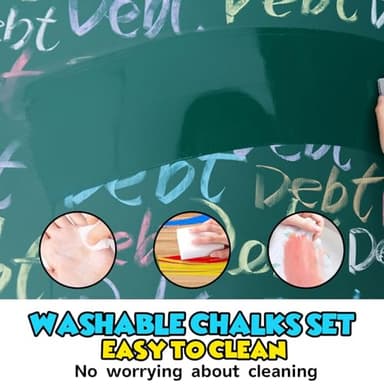 240PCS Washable Sidewalk Chalks, 24 Colors Jumbo Chalk for Kids, Non-Toxic Sidewalk Chalk Bulk for Toddler, Dustless Outdoor Chalk Giant Box Chalkboard Chalk for Party Favor Playground, Great for Kids - Image 5