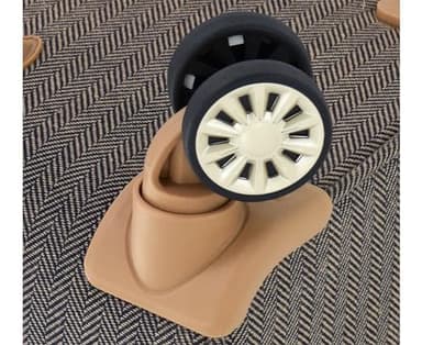 London Fog Kensington Navy Sand Herringbone 24" Expandable Spinner, 24 Inch - Image 5