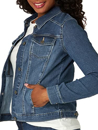 Riders by Lee Indigo Denim Jacket, Weathered, X-Large - Image 2