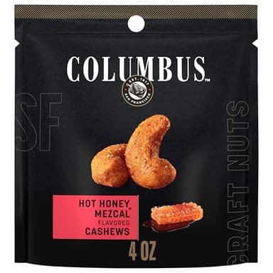 COLUMBUS Hot Honey Cashew 4oz - Image 1