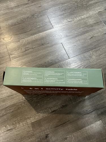 oathx Activity Table for 1+ Year Old, 6 in 1 Wooden Montessori Activity Center Play Table with Bead Maze Shape Sorter Fishing Game, Kids Sensory Educational Toddler Learning Toys 1st Birthday Gifts - Image 9