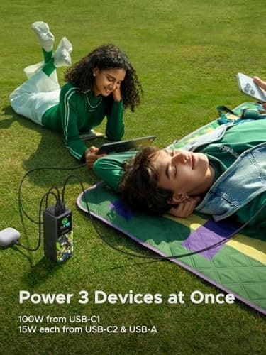 UGREEN Nexode Power Bank 20000mAh 130W Portable Charger 72Wh PD Fast Charging 3-Port USB C Battery Pack with TFT Smart Display for MacBook/iPad/iPhone 16/Samsung S24 and More Genshin Impact Edition - Image 6