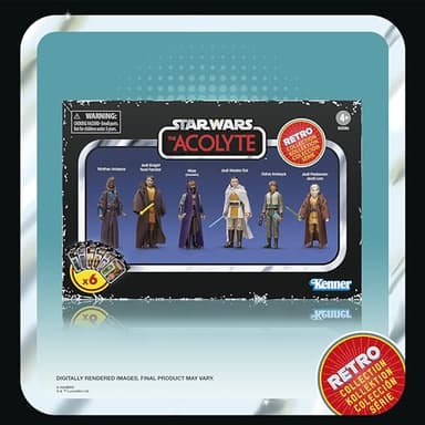 STAR WARS Retro Collection The Acolyte Multipack, 3.75 Inch Collectible Action Figure 6-Pack - Image 27