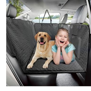 Vailge Dog Car Seat Cover, Dog Hammock for Car Backseat, Non Inflatable seat Cover for Back seat,Hard Bottom Back Seat Protector for Cars,Trucs & SUVs - Image 1