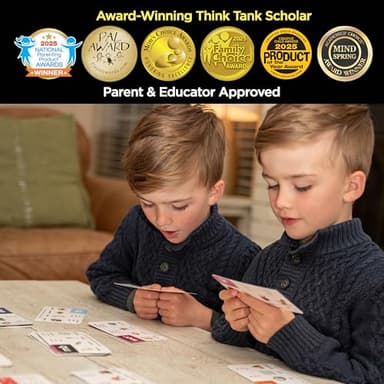 Think Tank Scholar 1000+ Words Phonics Flash Cards + Prefixes & Suffixes (Award Winning) 122 Phonics, 6 Teaching Methods & 6 Fun Games – Preschool, Kindergarten 1st, 2nd, 3rd Grade Homeschool Ages 4-8 - Image 4