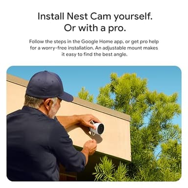Google Nest Cam Outdoor (Wired, 2nd Gen) - Security Camera with 2K Video and Gemini, Night Vision, 2-Way Audio - Works with Google Home - 2025 Model - Snow - Image 10