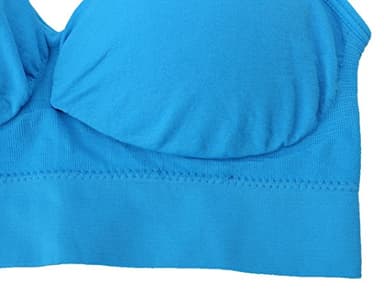 ohlyah Women's Seamless Wire-Free Bra with Removable Pads Pack of 5 L - Image 5