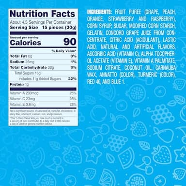 Welch's Fruit Snacks, Mixed Fruit, Perfect for School Lunches, Sharing Size Bags, 5 oz (Pack of 12) - Image 2