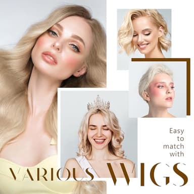 Dreamlover Wig Grip Band for Women, Nude, 2 Pieces - Image 6