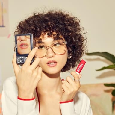 NIVEA Lip Care, Fruity Tinted Lip Balm Variety Pack, Cherry, Strawberry, Blackberry and Watermelon Flavors, 3-in-1 Moisture, Repair and Color, 0.17 Oz Stick, Pack of 4 - Image 10