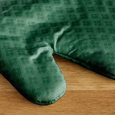 KitchenAid Asteroid Oven Mitt Set, 7"x12.5", Dark Green, 2 Piece - Image 4