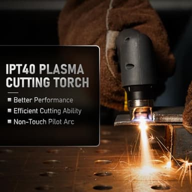 YESWELDER Plasma Cutter 60Amp Non-High Frequency Non-Touch Pilot Arc, Digital Display DC Inverter 110/220V Dual Voltage Blowback Plasma Cutting Machine CUT-60DS PRO - Image 6