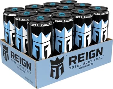 Reign Total Body Fuel, White Haze, Fitness & Performance Drink, 16 Fl Oz (Pack of 12) - Image 2