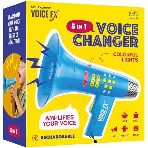 Voice Changer for Kids - Gifts for Kids - Voice Changing Device for Boys & Girls Ages 3-8+ Olds - Birthday Gifts for 3, 4, 5, 7, 8 Year Old Boy - Cool Outdoor Toys Gift Ideas for Kid, Toddler - Image 1
