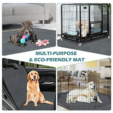 INVENHO Washable Pee Pads for Dogs 72"x72" Reusable Dog Pads Extra Large Upgrade Non-Slip Dog Pee Pads Heavy Absorbency Puppy Pee Pads Quick Dry Whelping Pads/Waterproof Puppy Training Pad - Image 7