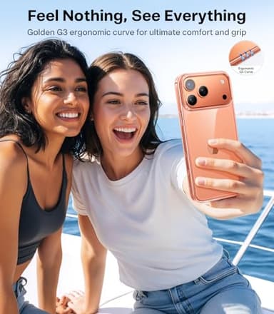 TORRAS for iPhone 17 Pro Case Crystal Clear, Ultra-Thin, 2025 Upgraded Non-Yellowing, Military-Grade Protection, Transparent Slim Case for iPhone 17 Pro Phone Case, Soft, Anti-Scratch, Clear - Image 5