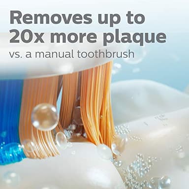 Philips Sonicare DiamondClean Prestige 9900 Rechargeable Electric Toothbrush with SenseIQ, 5 Premium All-in-One Brush Heads, Plaque Removal, Gum Care, Whitening, Champagne, BD9001AZ - Image 3
