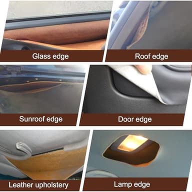 Headliner Repair Glue, Car Headliner Adhesive with Brush, Car Roof Liner Fabric Adhesive, Upholstery Glue for Cars,Headliner Repair Kit, Suitable for Automotive interiors, Fabric, Leather - Image 2