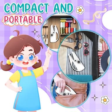 User-Friendly Cordless Handheld Sewing Machine for Beginners, Compact Mini Sewing Machine with Complete Accessories Kit, Portable Sewing Machines Are A Must-Have for Home DIY - Image 4