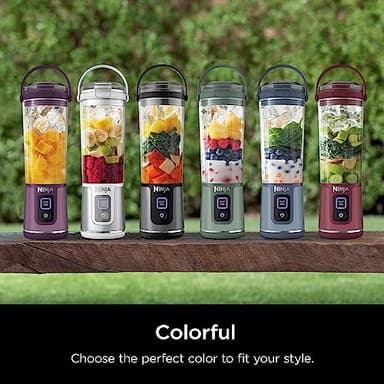 Ninja BC151PR Blast Portable Blender, Cordless, 18oz. Vessel, Personal Blender-for Shakes & Smoothies, BPA Free, Leakproof-Lid & Sip Spout, USB-C Rechargeable, Dishwasher Safe Parts, Passion Fruit - Image 12