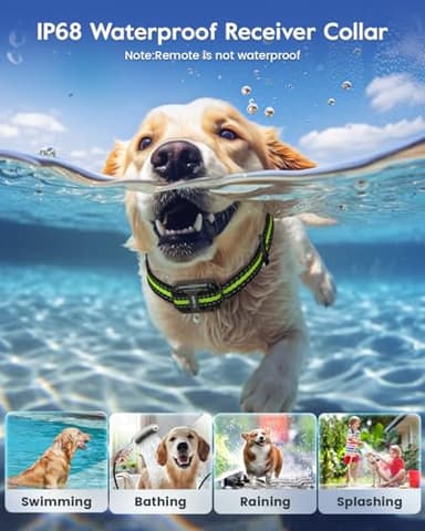 Dog Training Collar with 7 Training Modes, 4200Ft Remote Electronic Dog Shock Collar, Electric Shock Collar for Small Medium Large Dogs (Green) - Image 4