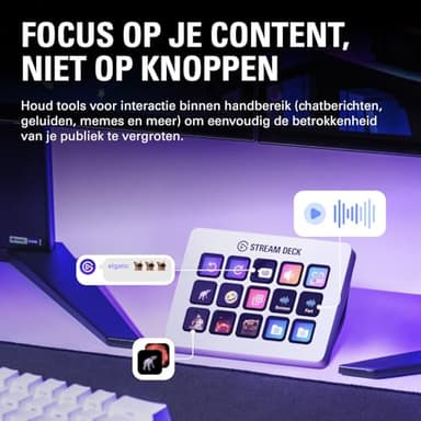 Elgato Stream Deck MK.2 White – Studio Controller, 15 macro keys, trigger actions in apps and software like OBS, Twitch, ​YouTube and more, works with Mac and PC - Image 7