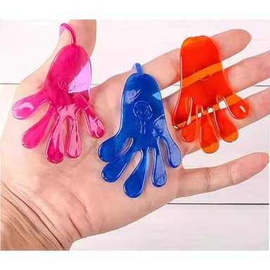 Tuko 20PCS Sticky Hands, Sticky Finger, Kids' Party Favor Sets, Fun Toys, Party Favors, Wacky Fun Stretchy Sticky Hands, Halloween Party Favors, Birthday Parties, Toys for Sensory Kids,20PCS - Image 6