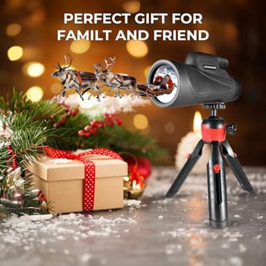 15x56 HD Monocular Telescope High Powered for Adults with Smartphone Adapter, High Powered Monocular Scope with Clear Low Light Vision for Star Watching, Bird Watching, Hiking, Concert - Image 7