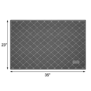 Niubya Premium Cat Litter Mat, Litter Box Mat with Non-slip and Waterproof Backing, Litter Trapping Mat Soft on Kitty Paws and Easy to Clean, Cat Mat Traps Litter from Box - Image 7