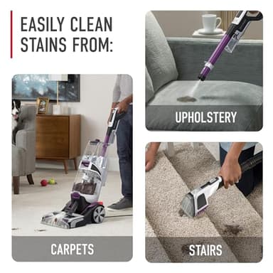Hoover SmartWash Pet Automatic Carpet Cleaner Machine with Spot Chaser Wand, Deep Cleaning Carpet Shampooer Machine, Pair with a Hoover Carpet Cleaner Solution for a Bright, Refreshed Home - Image 6
