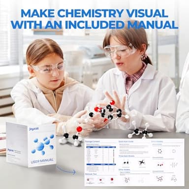 JoyCat Molecular Model Kit (238pcs), Organic Chemistry Molecule Science Gifts for Ochem and Inorganic Students and Teachers - Image 5