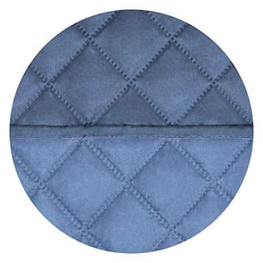 PureFit Reversible Quilted Sofa Cover, Water Resistant Slipcover Furniture Protector, Washable Couch Cover with Non Slip and Elastic Straps for Kids, Dogs, Pets (Loveseat, Dark Blue/Light Blue) - Image 5